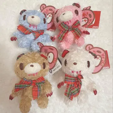 스탠딩 그루미 봉제 인형 (테디 그리즐리) 한입 사이즈 4종 컴프