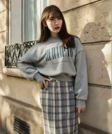 herlipto Cherish 오버사이즈 스웨트셔츠