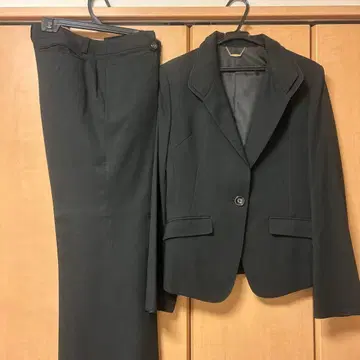 블랙 비즈니스 수트 셋업