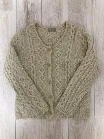 MARGARET HOWELL 케이블 니트 가디건