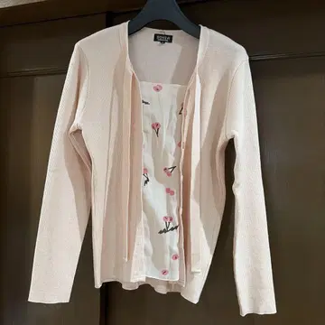 SONIA 핑크 긴팔 가디건 46