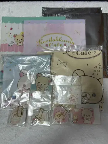 코리락쿠마 스토어 한정판 코리락쿠마 카페 굿즈 세트