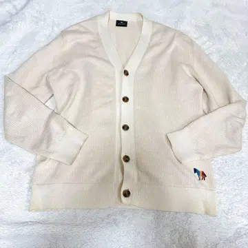 PS 폴스미스 가디건 제브라 멀티 스트라이프 코튼 M