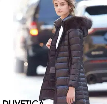 듀베티카 OCIROE 다운 코트 블랙 42사이즈