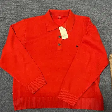 POLO 레드 폴로 니트 L 사이즈