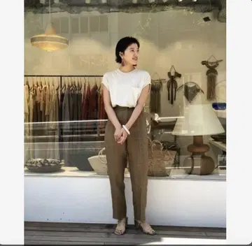 TODAYFUL 브라운 캐주얼 팬츠