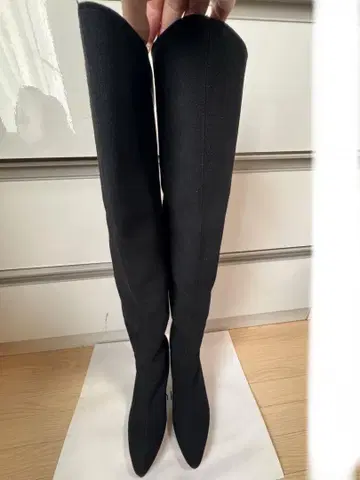 블랙 롱 부츠
