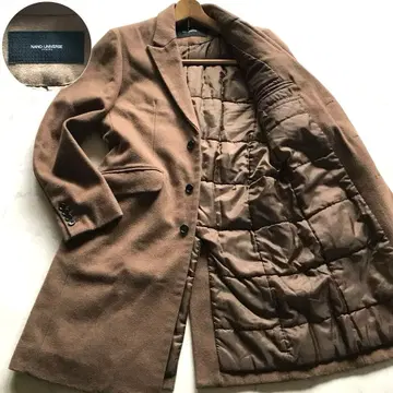 새상품급 나노 유니버스 체스터 코트 써모라이트 아름다운 실루엣 카멜