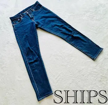 SHIPS 쉽스 [ M ] 스트레치 데님 팬츠 다크 블루