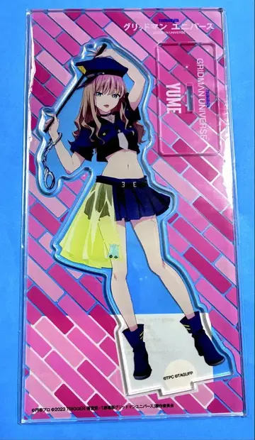 그리드맨 유니버스 미나미 유메 아크릴 스탠드 아메리칸 폴리스