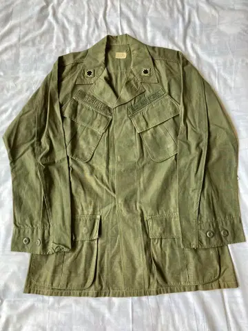 미군 실물 60년대 5 정글 퍼티그 자켓 4th