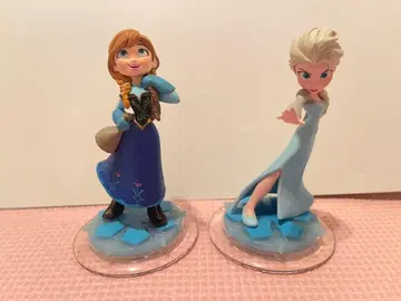 디즈니 인피니티 프린세스 아나와 눈의 여왕 아나 엘사 피규어