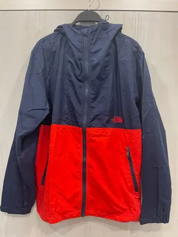 THE NORTH FACE 나일론 자켓 네이비/레드