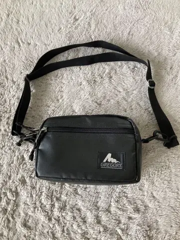 GREGORY 블랙 숄더백