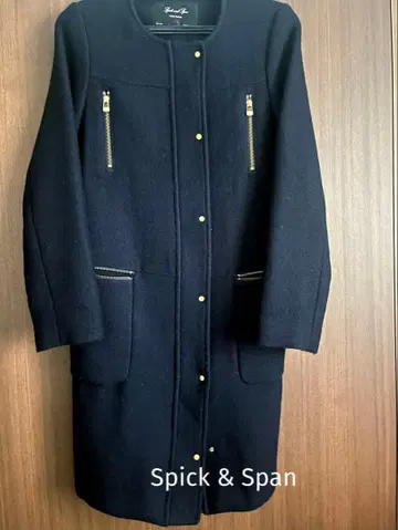 Spick and Span 노카라 코트 네이비