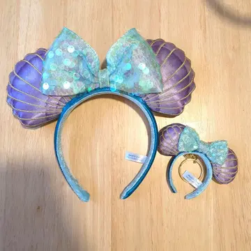 디즈니 머리띠 아리엘 세트