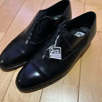 블랙 가죽 신발