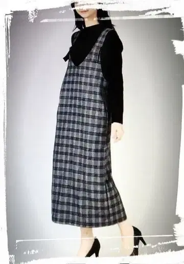 Melan Cleuge Women 트레디셔널 오버롤 스커트 새상품
