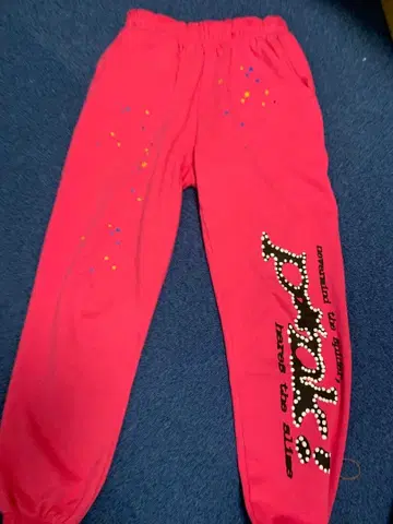 SP5DER P*NK V1 스웨트 팬츠