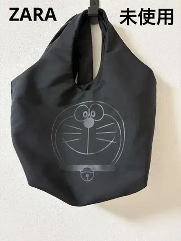 레어 ZARA 도라에몽 콜라보 토트백 블랙 미사용품