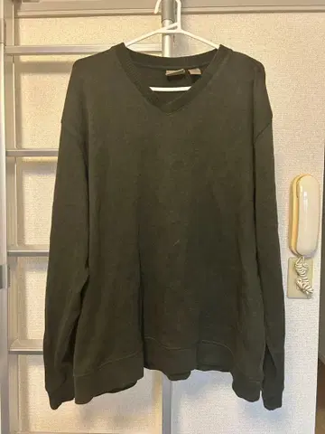 LL.Bean 다크 그레이 V넥 스웨터 L