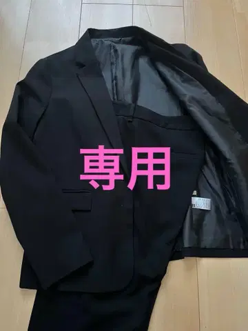 GU 수트 셋업 L 여성용 블랙 상하의 세트