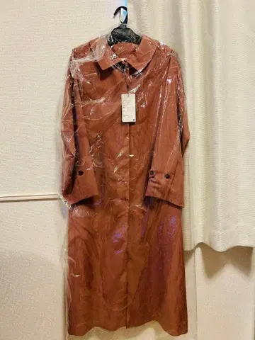 미사용 핑크 롱 코트 택 포함