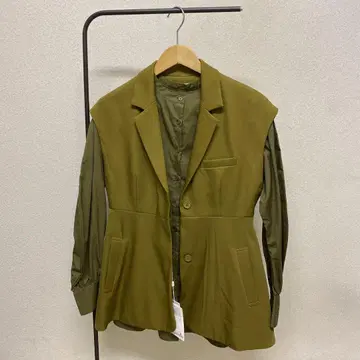 AMERI 올리브 그린 베스트 S