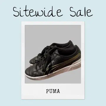 PUMA 블랙 스니커즈 11월 말까지 게재