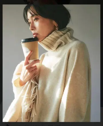 리브 드와 고급 터틀 니트