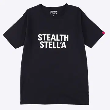 STEALTH STELL'A BASIC LOGO TEE (BLACK)