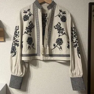 Ameri VINTAGE FLOWER EMBROIDERY 셔츠 자켓