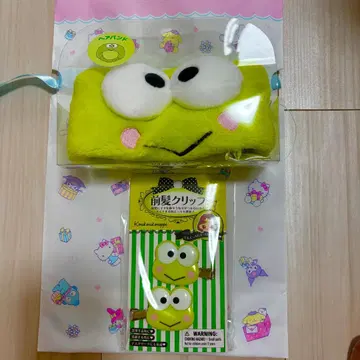 케로케로케로피 헤어밴드 앞머리 클립 케로피 산리오 하피단부이