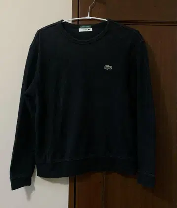 LACOSTE 블랙 맨투맨 36 BEAMS 별주