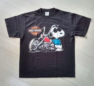 할리 snoopy 바이크 T셔츠
