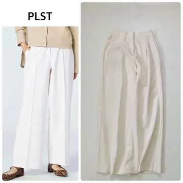 PLST 웜 리저브 와이드 팬츠 화이트 M