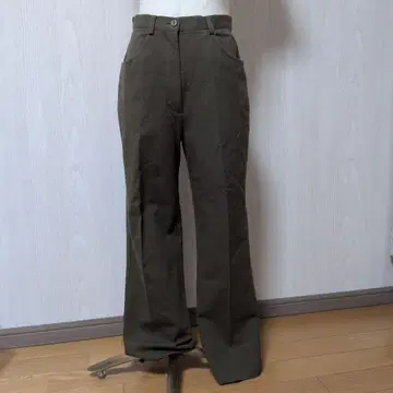 마리끌레르 팬츠 W67 카키색 스트레치 있음