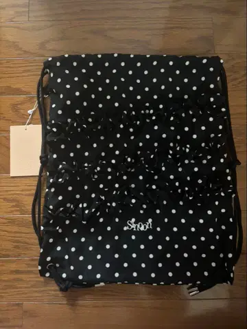 Sinoon Ruffle String Black dot