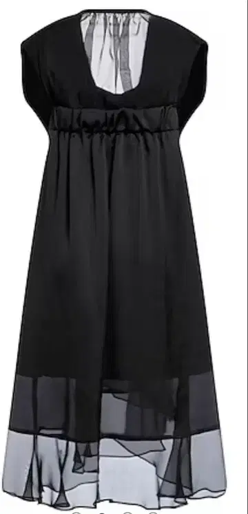 sacai 사카이 원피스 블랙