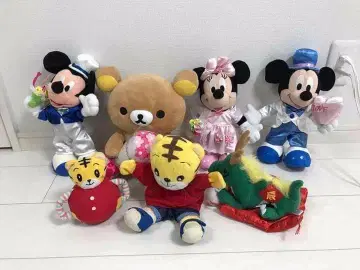 봉제 인형 디즈니 미키, 리락쿠마, 호비(시마지로) 등