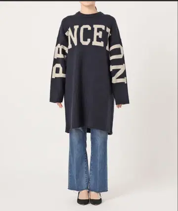 Spick&span 빅 로고 니트 원피스