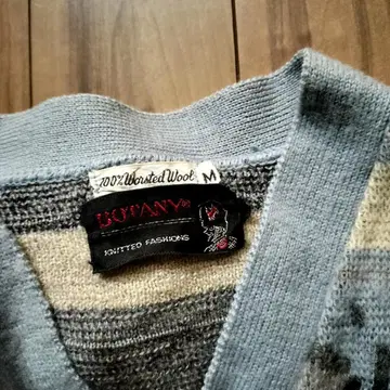 남성용 M 1960년대 VINTAGE 빈티지 울 가디건 니트 자켓