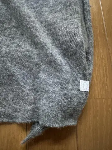 캐시미어 숄 스톨 OTA KNIT 그레이