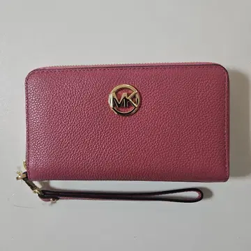 [ 미사용 새상품 ] Michael Kors 핑크 장지갑