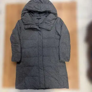 유니클로 울 블렌드 다운 코트 XL 그레이 계열 UNIQLO 여성용