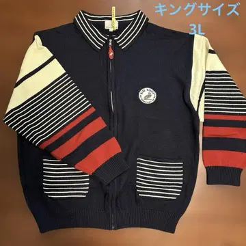 MARE BIANCO 지퍼 스웨터 블루종