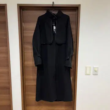 블랙 롱 코트 숏 자켓 스타일