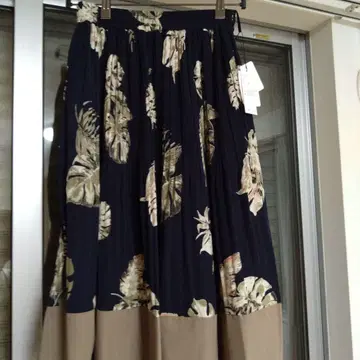fennel 야마다야 스콧 클럽 꽃무늬 스커트 택 포함 새상품