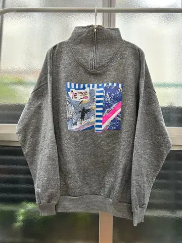 [ active swiss design ] EURO 90s 그레이 맨투맨