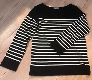 마가렛호웰 MARGARET HOWELL 코튼 면 보더 니트 MHL